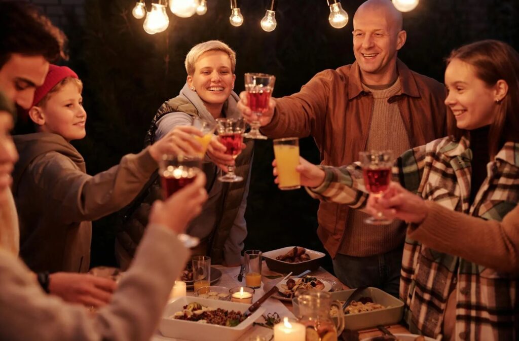 Marcus Kitzmann mit Familie und Freunden